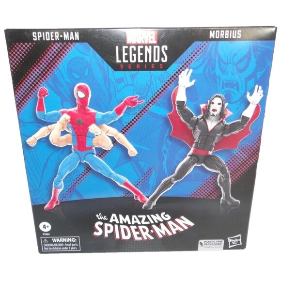 MARVEL Legends Series The Amazing Spider-man Spiderman & Morbius HASBRO 2023 NEW - Picture 1 of 2